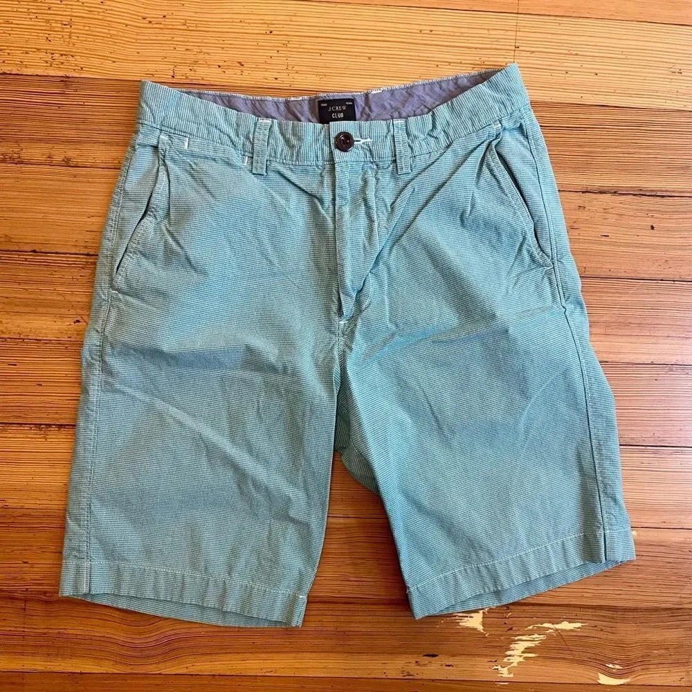 J. Crew cotton club shorts. Size 30”.